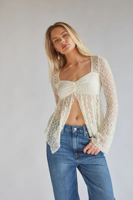 Gypsy Lace Bell Sleeve Top sold by American Threads