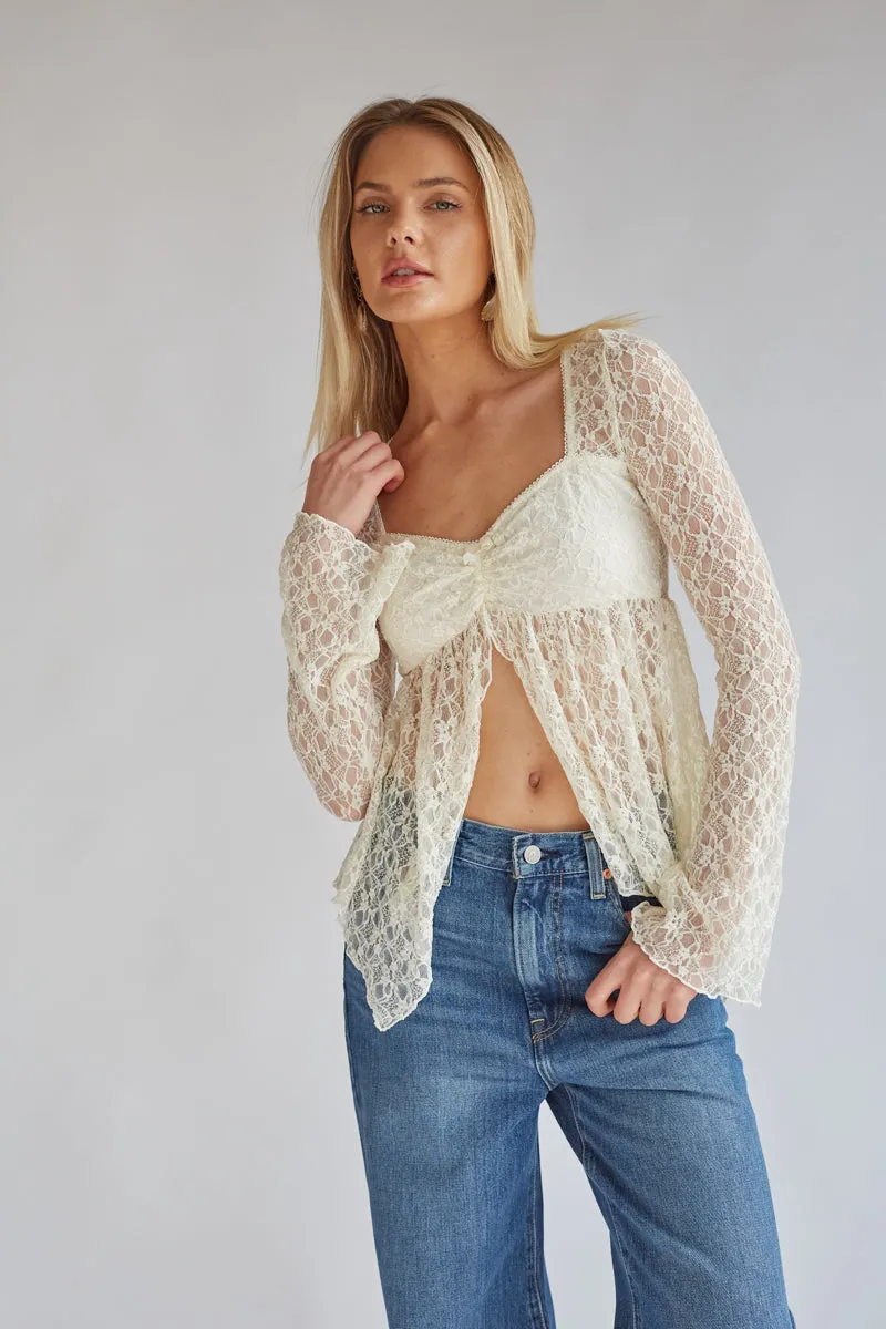 Gypsy Lace Bell Sleeve Top sold by American Threads product image thumbnail 5