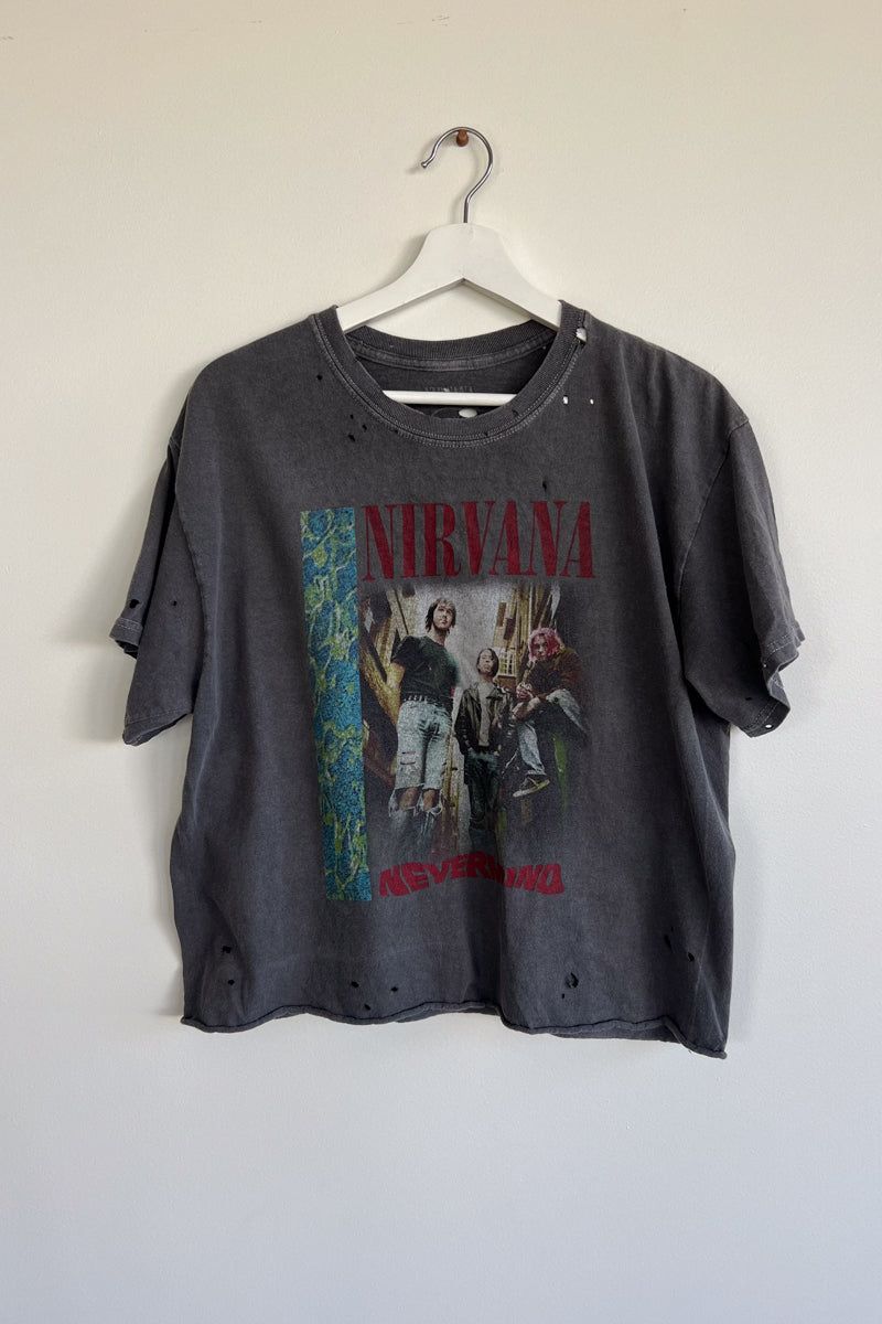 Nirvana Nevermind Cropped Vintage Tee sold by American Threads