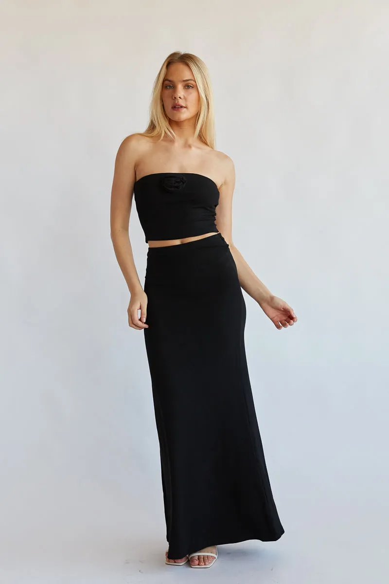 Rosalyn High-Rise Maxi Skirt sold by American Threads product image thumbnail 4