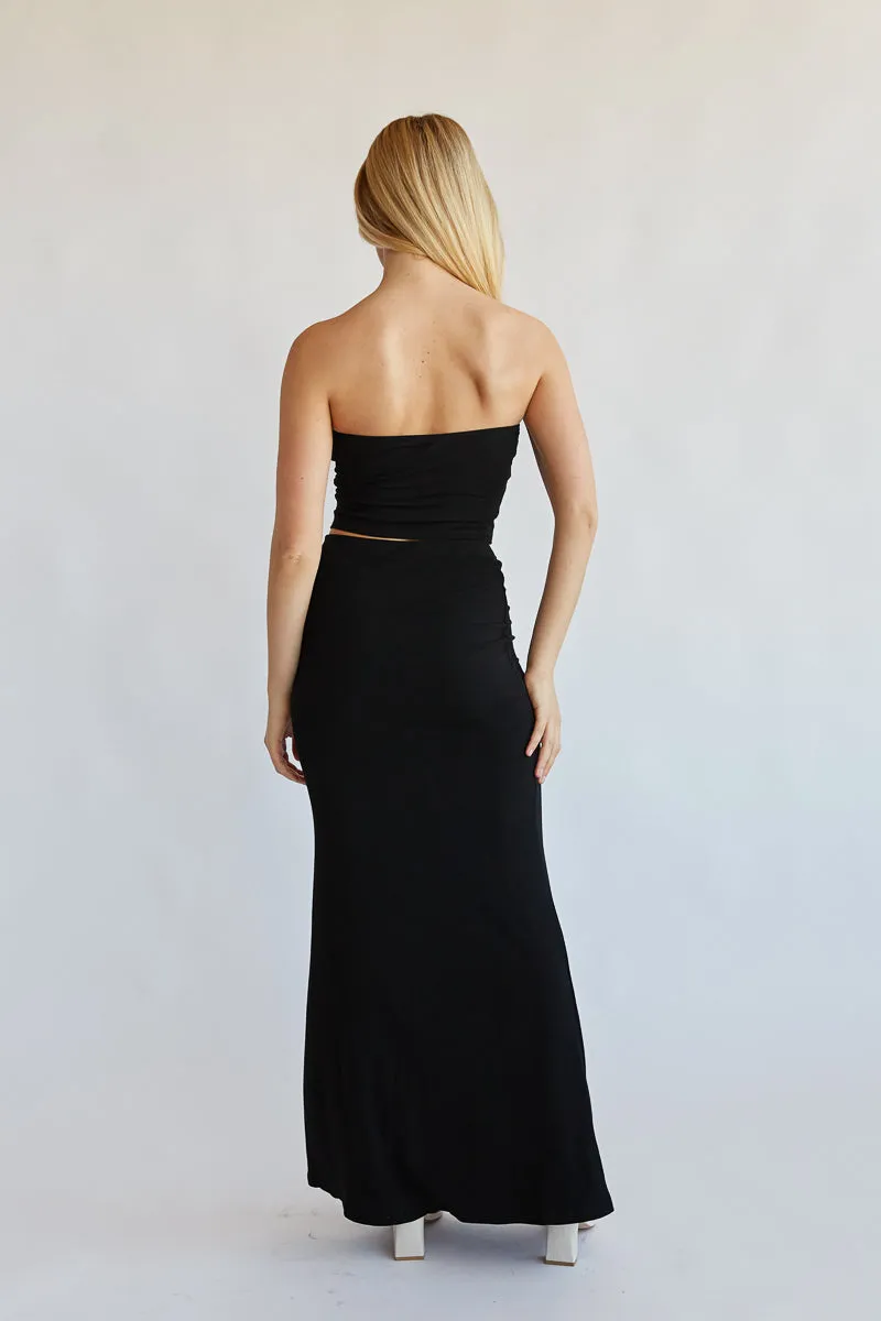 Rosalyn High-Rise Maxi Skirt sold by American Threads product image thumbnail 3