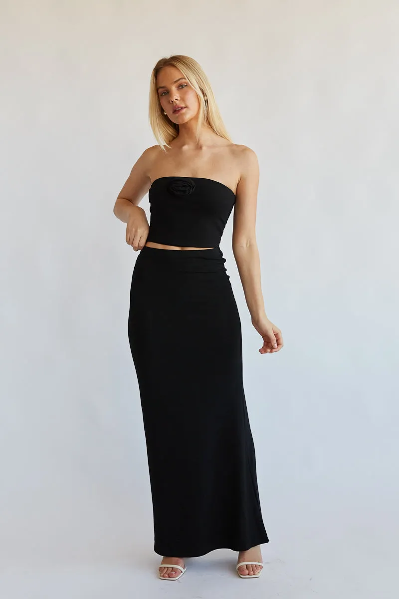 Rosalyn High-Rise Maxi Skirt sold by American Threads product image thumbnail 5