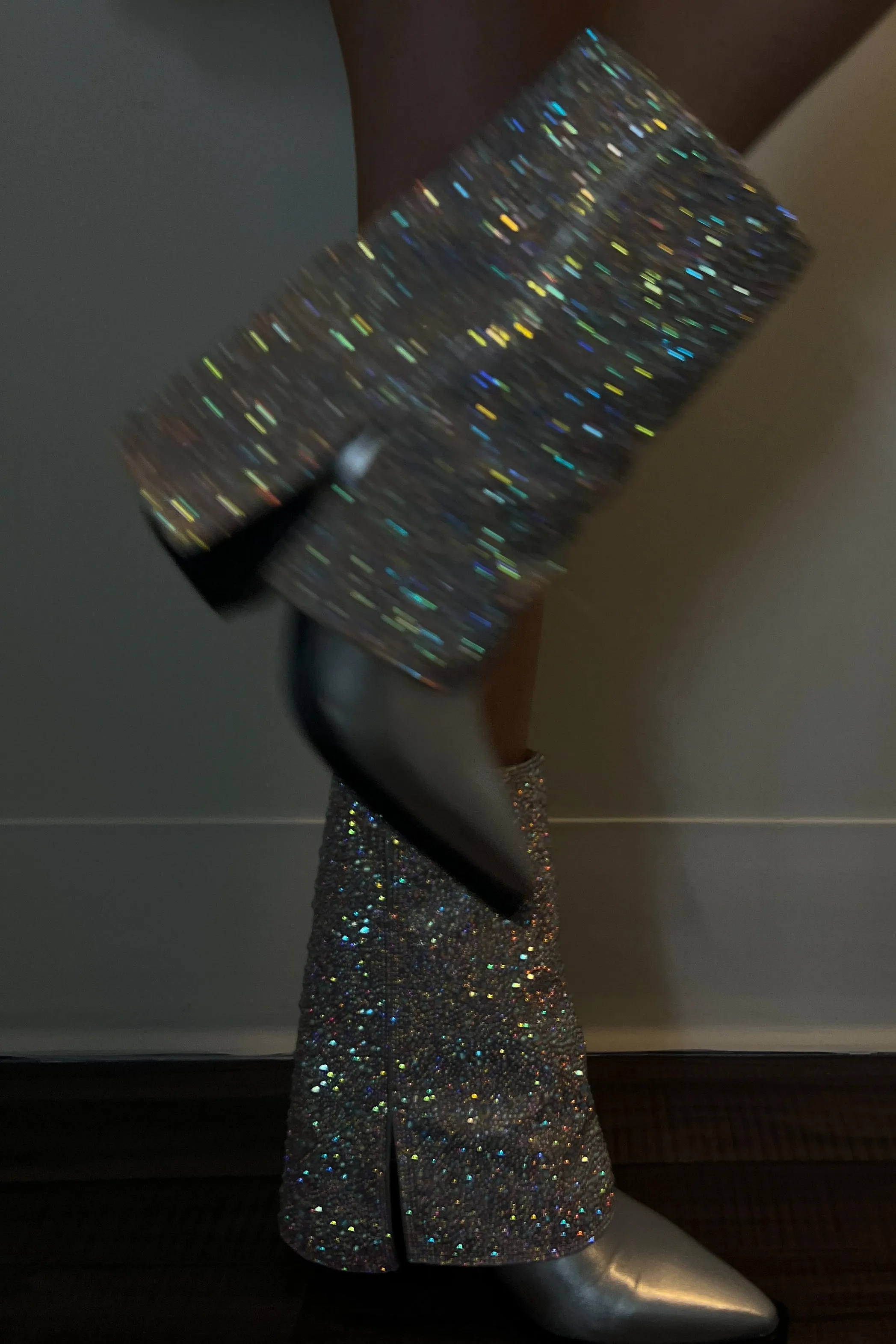 Azalea Wang Annabelle Silver Western Boots sold by American Threads product image thumbnail 2