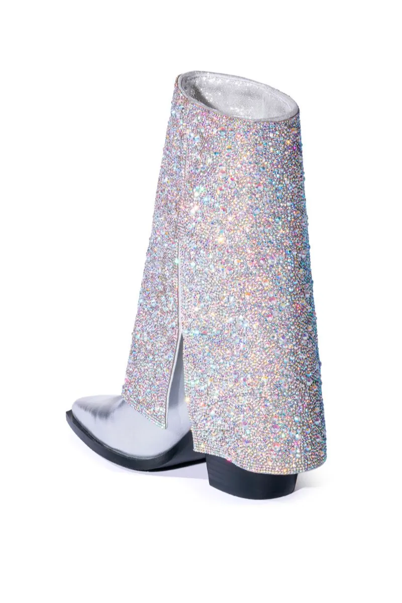Azalea Wang Annabelle Silver Western Boots sold by American Threads product image thumbnail 5