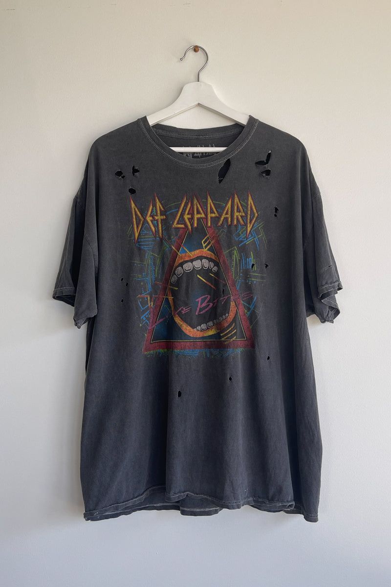 Def Leppard Distressed Vintage Tee sold by American Threads