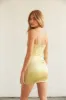Sabine Satin Bustier Mini Dress sold by American Threads