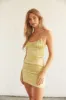 Sabine Satin Bustier Mini Dress sold by American Threads