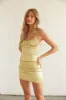 Sabine Satin Bustier Mini Dress sold by American Threads