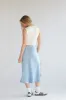 Eliza Satin Midi Skirt sold by American Threads