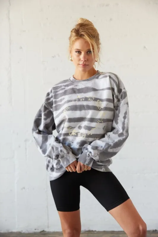 Sacred Tie Dye Crewneck Sweatshirt sold by American Threads
