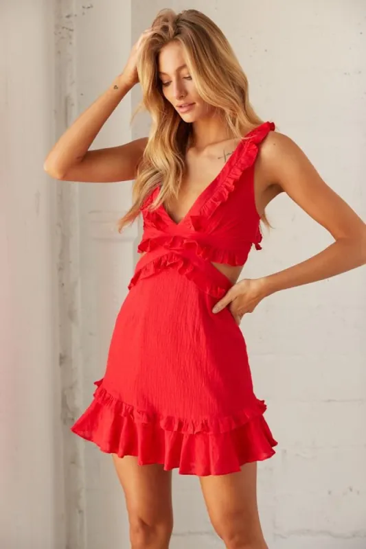 Phoenix Cut Out Mini Dress sold by American Threads