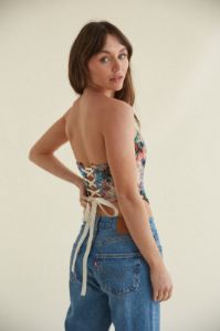 Issy Tapestry Corset Top sold by American Threads
