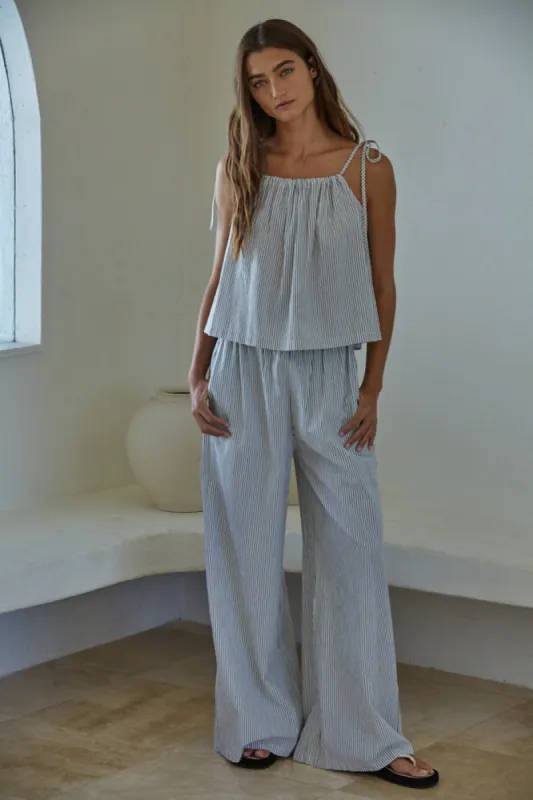 Bondi Striped Wide Leg Pants sold by American Threads