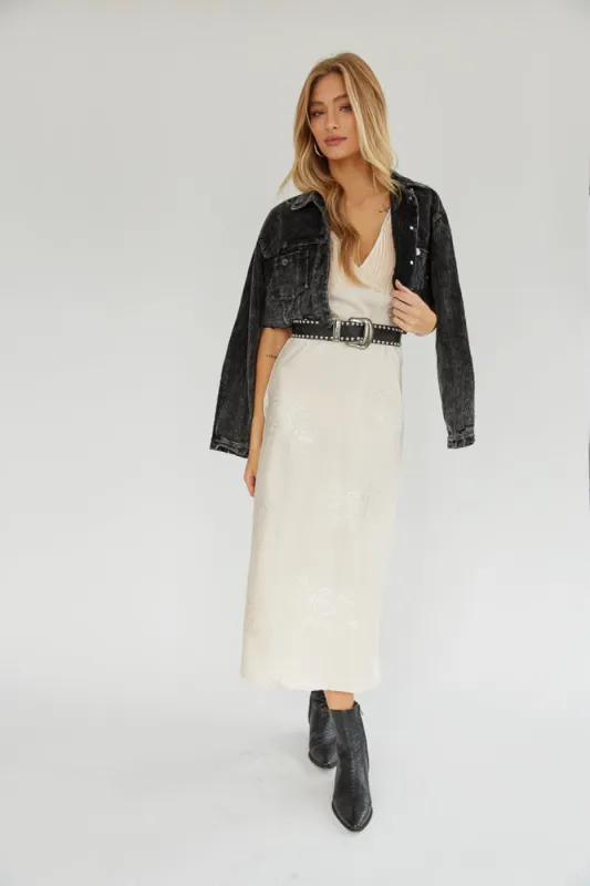 Dahlia Halter Midi Dress sold by American Threads