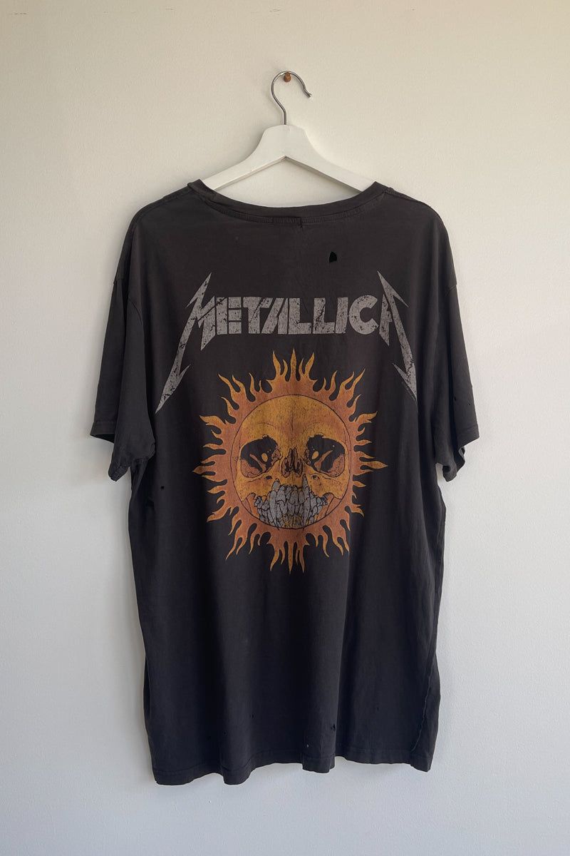 Metallica Sun Skull Vintage Tee sold by American Threads product image thumbnail 2