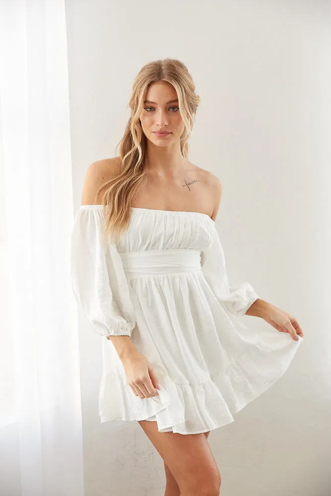 Laken Puff Mini Dress sold by American Threads product image thumbnail 2