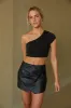 Westwood Faux Leather Envelope Skort sold by American Threads