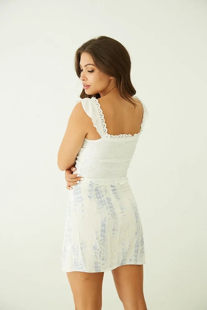 In A Daze Tie Dye Mini Skirt sold by American Threads product image thumbnail 5