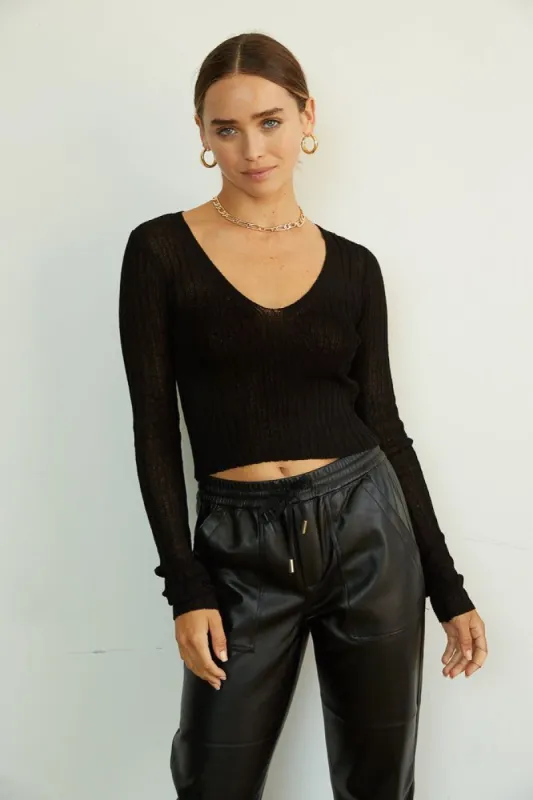 Phoenix Loose Knit Sweater Top sold by American Threads