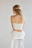 Daphne Rosette Lace Corset Top sold by American Threads