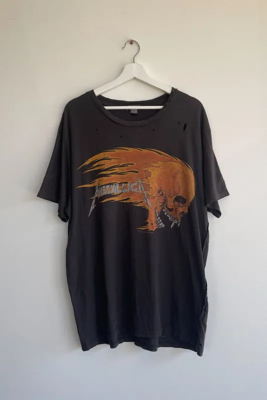 Metallica Sun Skull Vintage Tee sold by American Threads