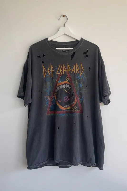 Def Leppard Distressed Vintage Tee sold by American Threads