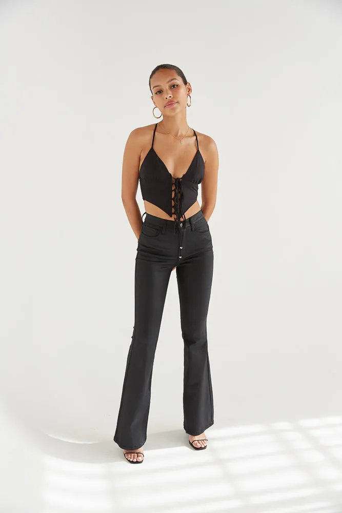 Kim High Rise Flare Jeans sold by American Threads product image thumbnail 5