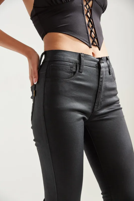 Kim High Rise Flare Jeans sold by American Threads