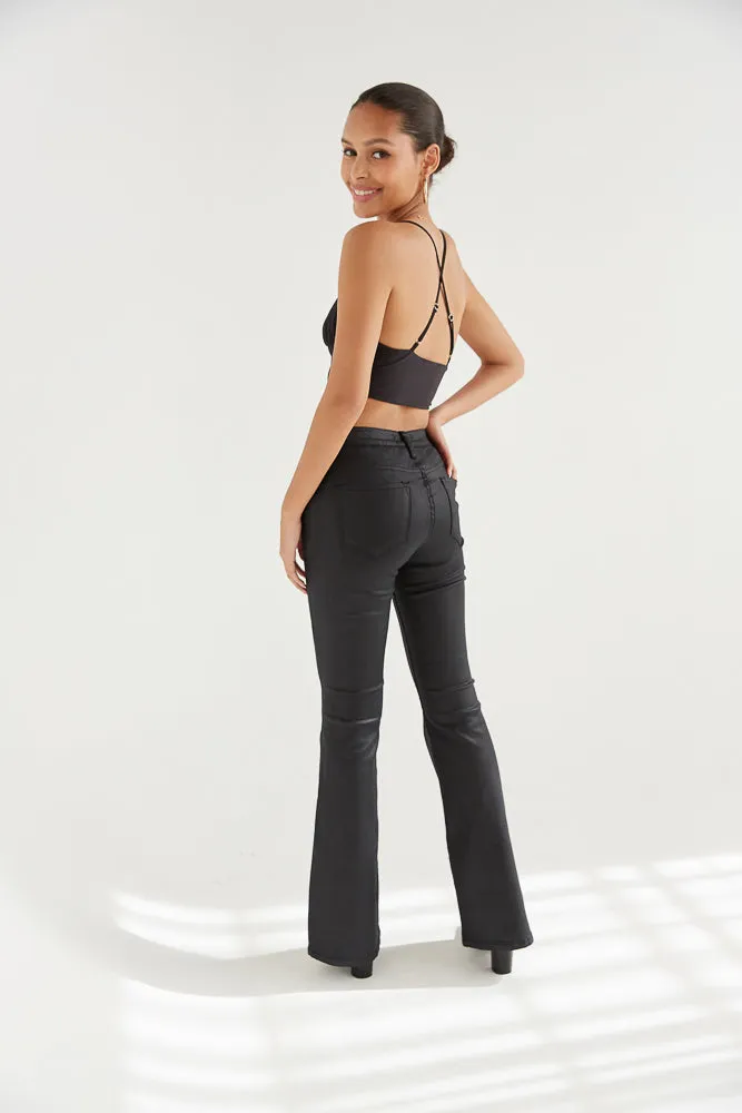 Kim High Rise Flare Jeans sold by American Threads product image thumbnail 4