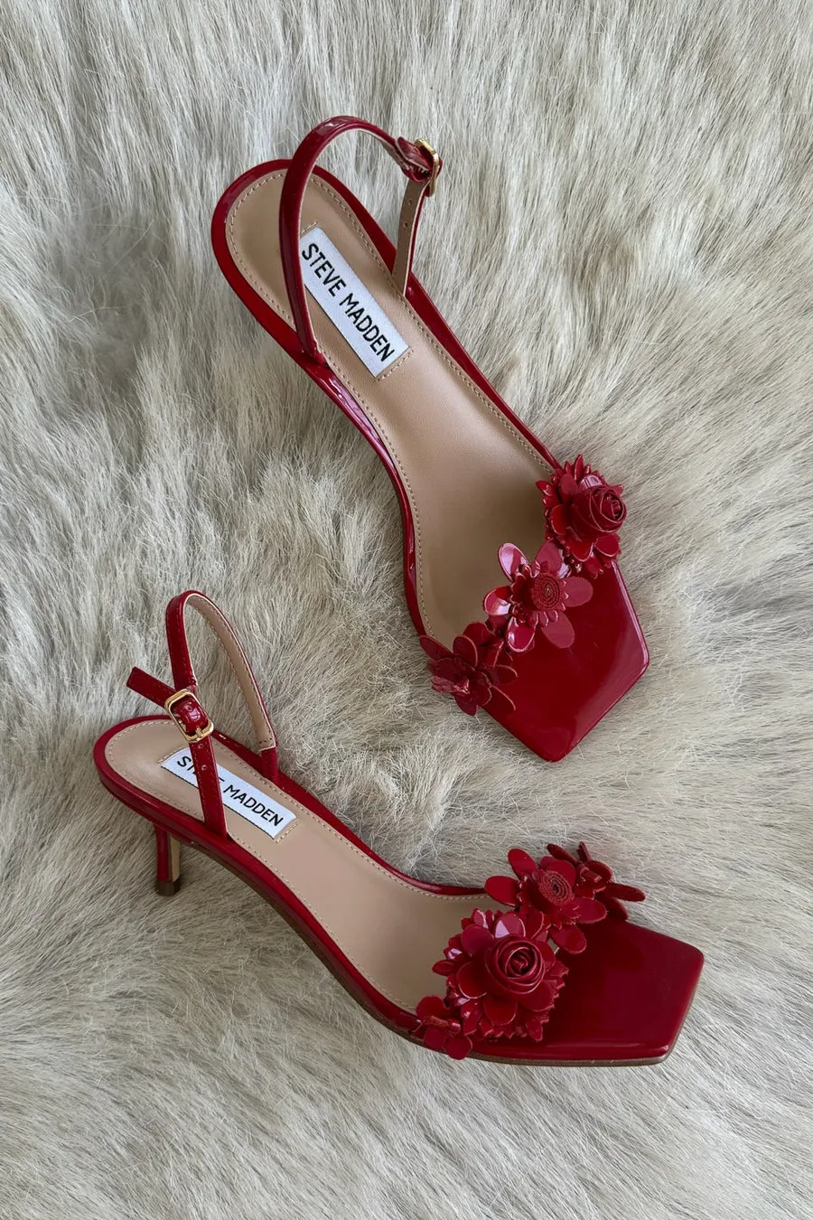 Steve Madden Rosalea Floral Patent Heel | Parallel