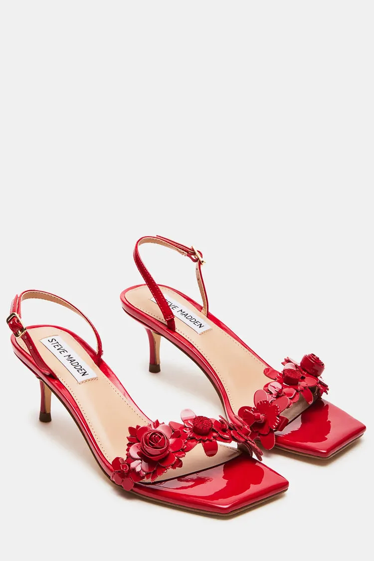 【Steve Madden】新作☆ROSALEA フローラル ストラップ サンダル Amazon.com | Steve Madden Women's Rosalea Heeled Sandal