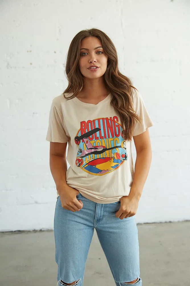 Daydreamer Rolling Stones Around The World Tee sold by American Threads
