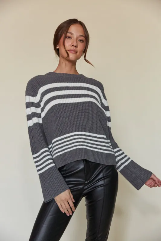 Adi Striped Knit Pullover sold by American Threads