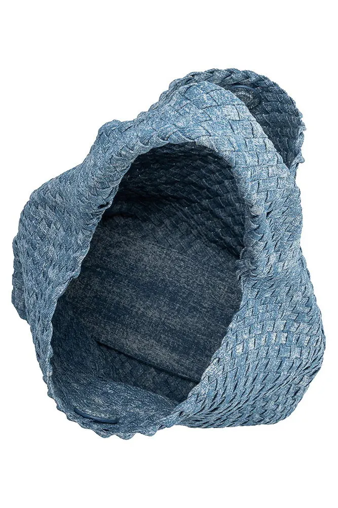 Johanna Denim Large Shoulder Bag sold by American Threads product image thumbnail 5