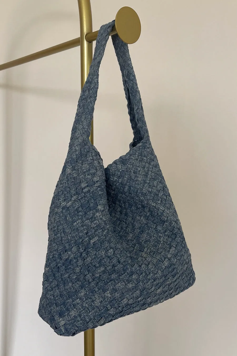 Johanna Denim Large Shoulder Bag sold by American Threads product image thumbnail 2