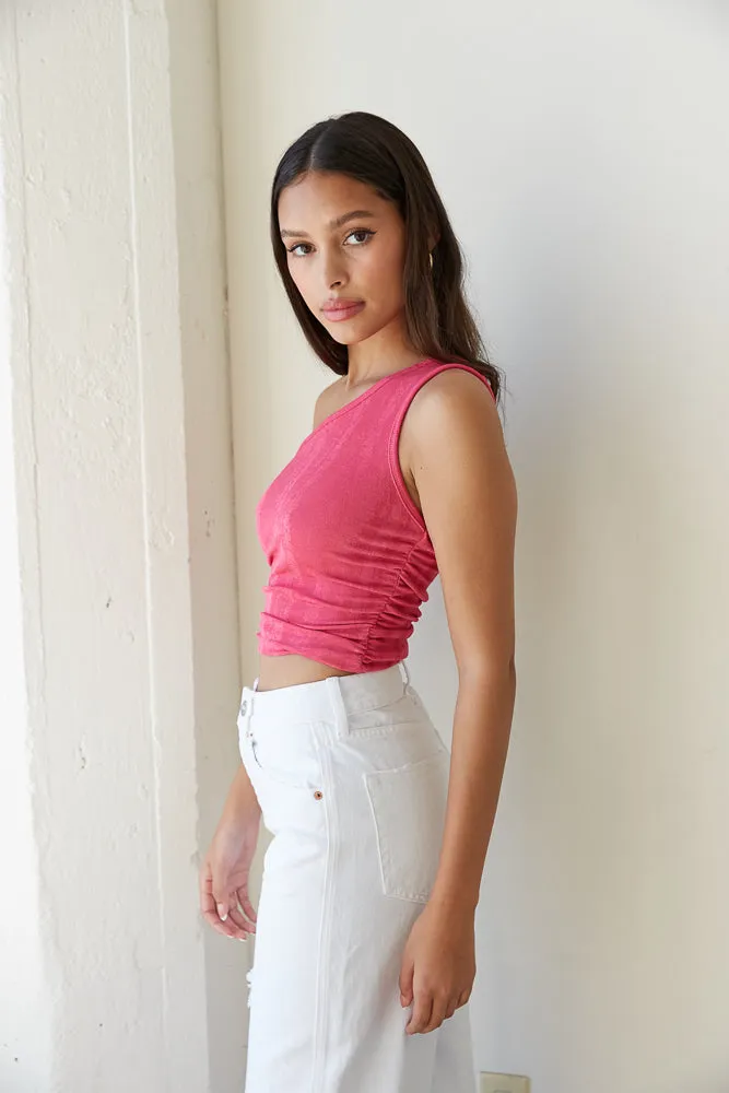 Gemma Slinky Crop Top sold by American Threads product image thumbnail 3