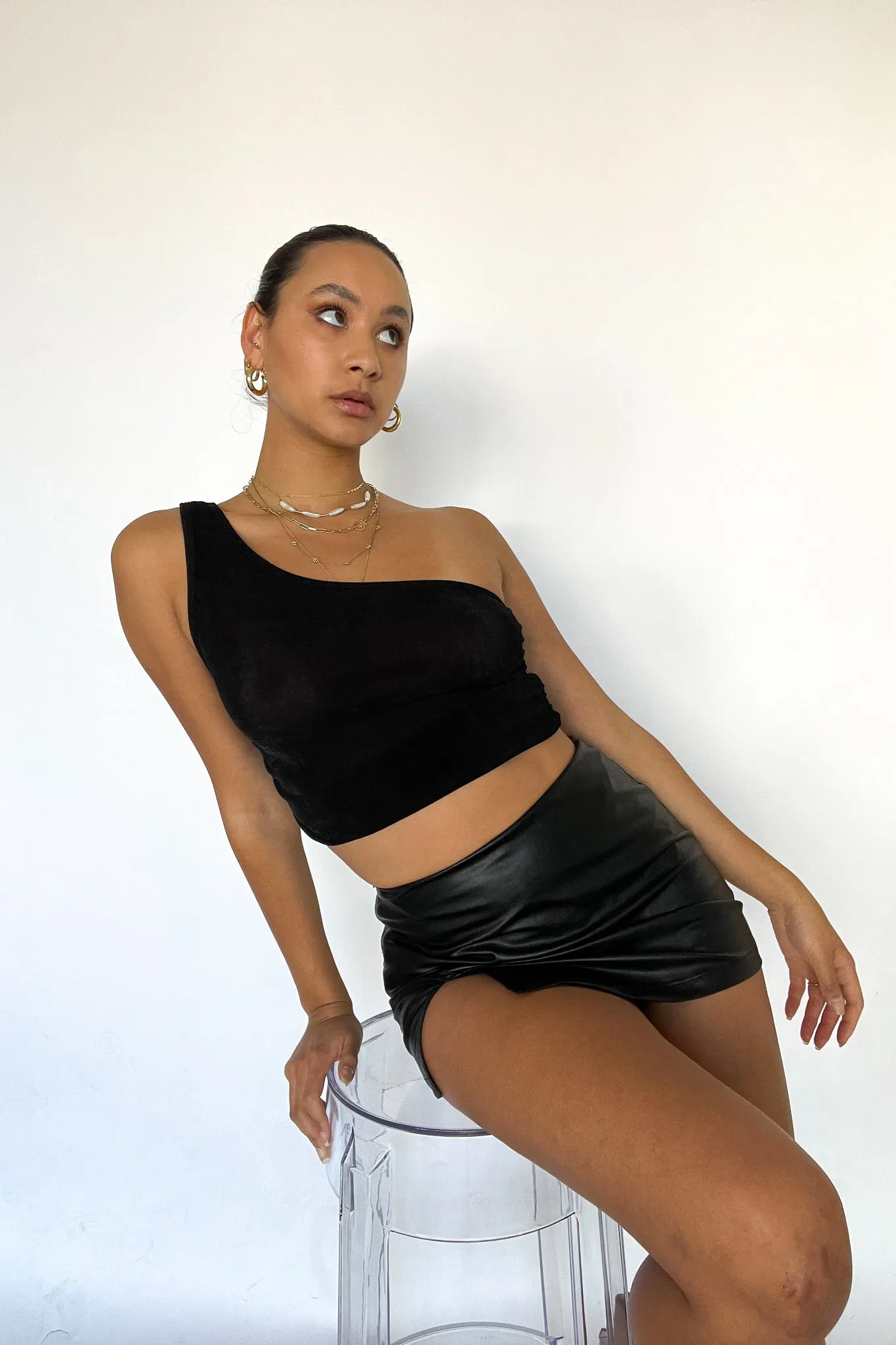 Gemma Slinky Crop Top sold by American Threads product image thumbnail 2