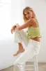 Tilly Ruffle Tie Crop Top sold by American Threads