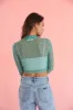 Julissa Floral Mesh Top sold by American Threads