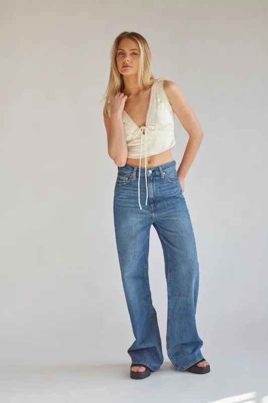 Levi's Ribcage Wide Leg Jeans I'm Never Wrong sold by American Threads
