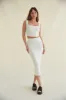 Jacqueline High-Rise Knit Midi Skirt sold by American Threads