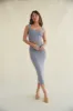 Jacqueline High-Rise Knit Midi Skirt sold by American Threads