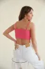 Juli Ruffle Rose Crop Top sold by American Threads