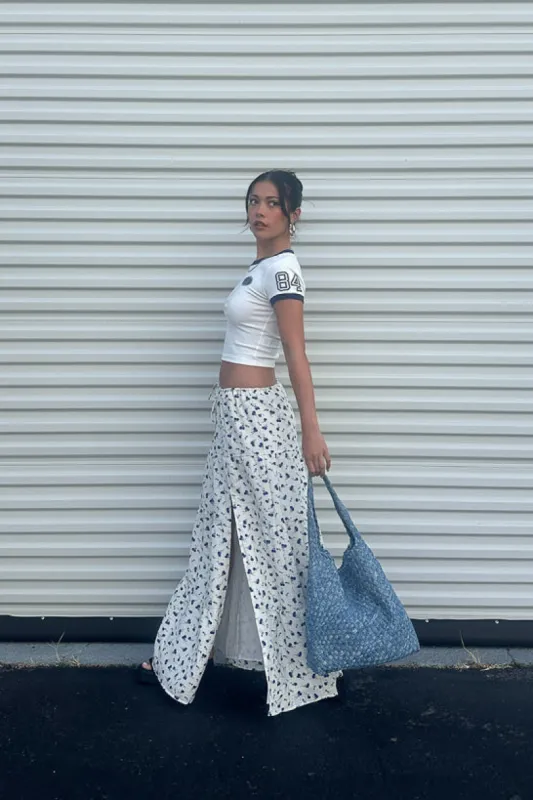 Amaya Cottagecore Tiered Maxi Skirt sold by American Threads