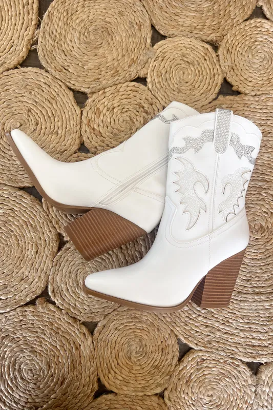 Eva Rhinestone Western Boots sold by American Threads