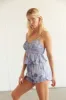 Santorini Tie Dye Ruffle Tank sold by American Threads
