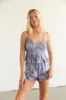 Santorini Tie Dye Ruffle Tank sold by American Threads