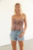 Santorini Tie Dye Ruffle Tank sold by American Threads