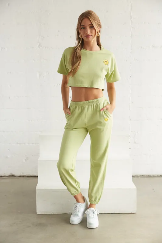 Be Happy Lightweight Sweatpants sold by American Threads