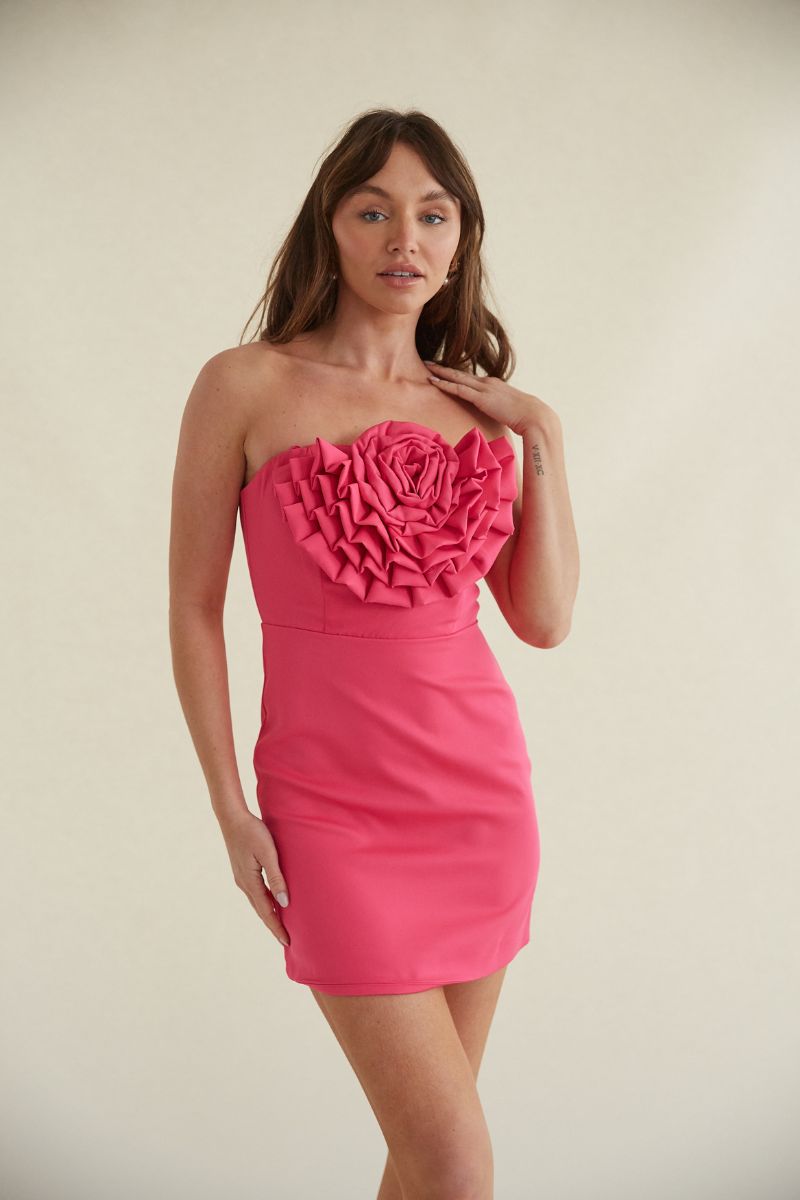 Julianna Rose Dress in White sold by American Threads product image thumbnail 6